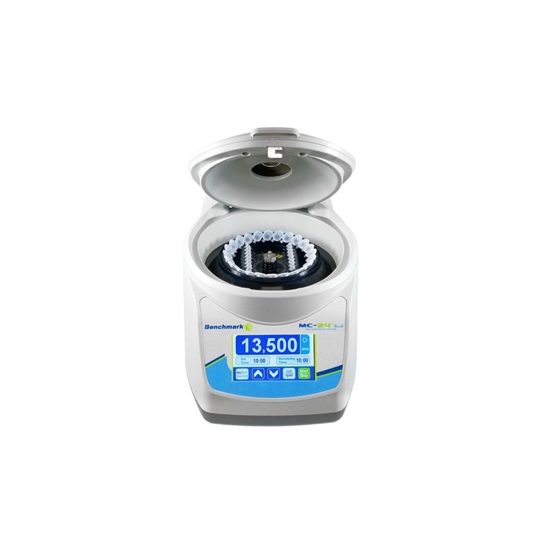 Centrifuga per microtubi MC-24 Touch da 200 a 13.500rpm COMBI-Rotor a 24 x 1.5/2.0ml / 2 strip 0.2ml.