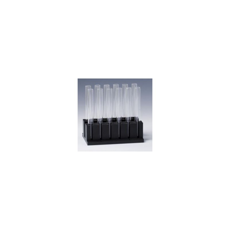 Blocco con slot per concentratore CT-4001 - 12 provette Ø20mm Blocco con slot per concentratore CT-4001 - 12 provette Ø20mm
