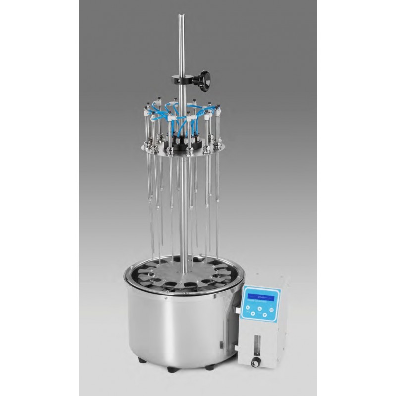 Concentratore - essicatore WB-1200 bagno termostatico a 12 posti (1 a 50ml) - fino 99°C pressione 0.2Mpa Concentratore - essicatore WB-1200 bagno termostatico a 12 posti (1 a 50ml) - fino 99°C pressione 0.2Mpa