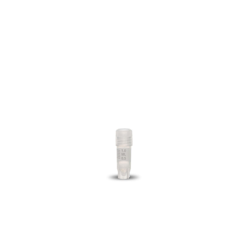 Criotubi 1.2ml filettatura esterna con flangia di tenuta Freestanding