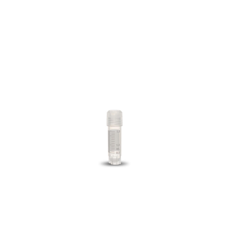 Criotubi 2ml filettatura esterna con flangia di tenuta Freestanding
