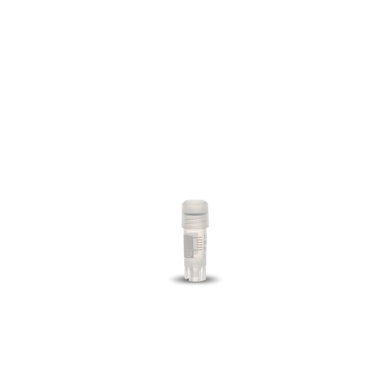 Criotubi 1.2ml filettatura esterna Freestanding con O-ring in silicone