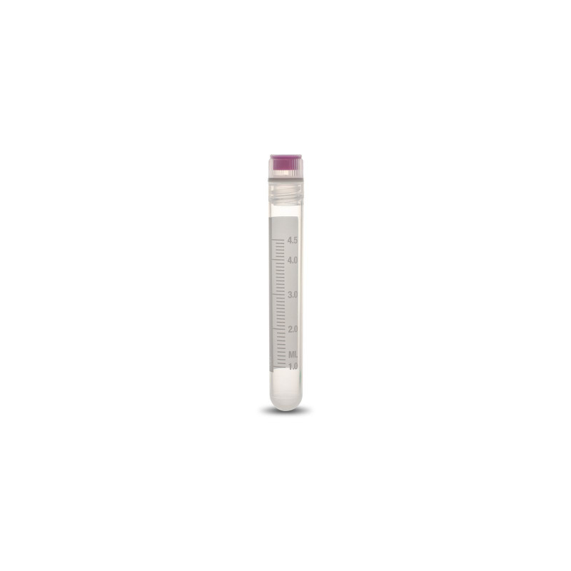 Criotubi 5ml filettatura interna Freestanding con O-ring in silicone