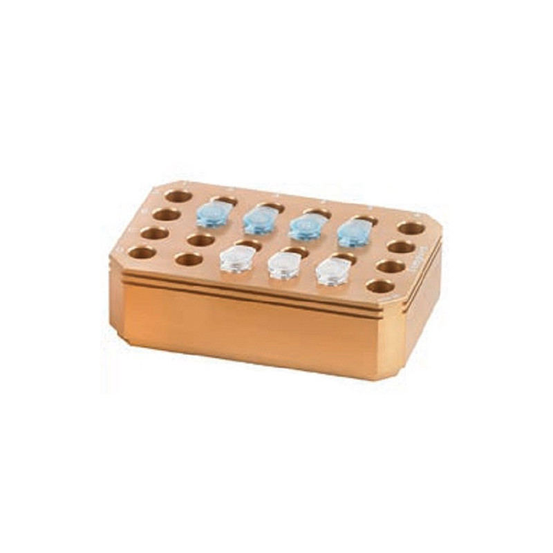 Rack per microtubi ChillBlock SBS a 24 posti da 1.5/2.0ml - raggiunge e mantiene temperature alte e ultra-basse temperature