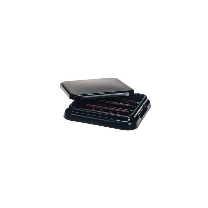 Sistema di colorazione vetrini StainTray 10 posti coperchio nero