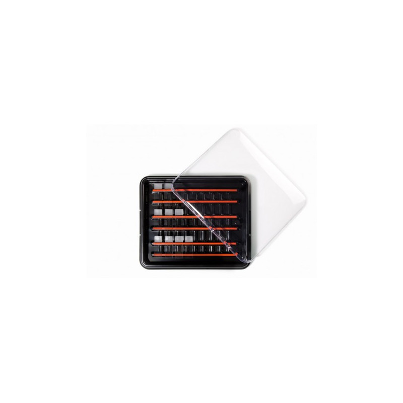 Sistema di colorazione vetrini StainTray 30 posti coperchio trasparente