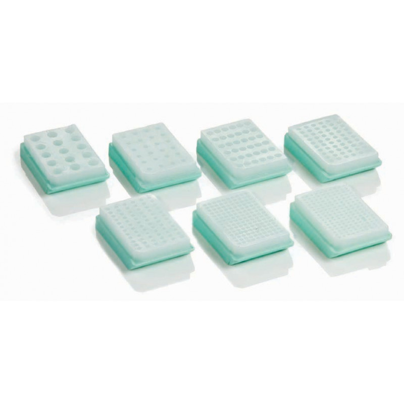 Blocchi paraffina preformati T-Sue a 15 pozzetti da 4mm diametro