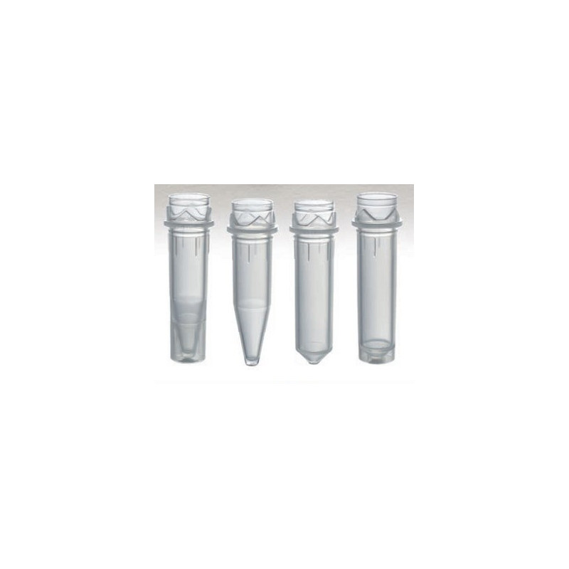 Microtubi chiusura a vite da 2.0ml serie Micrewtube Snaptwist senza tappo- fondo conico Microtubi chiusura a vite da 2.0ml serie Micrewtube Snaptwist senza tappo- fondo conico