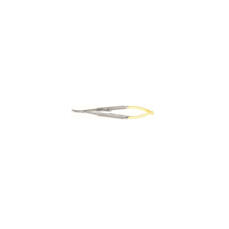 Porta Aghi Barraquer Micro C.T.- 13 Cm - Punte Lisce. Porta Aghi Barraquer Micro C.T.- 13 Cm - Punte Lisce.