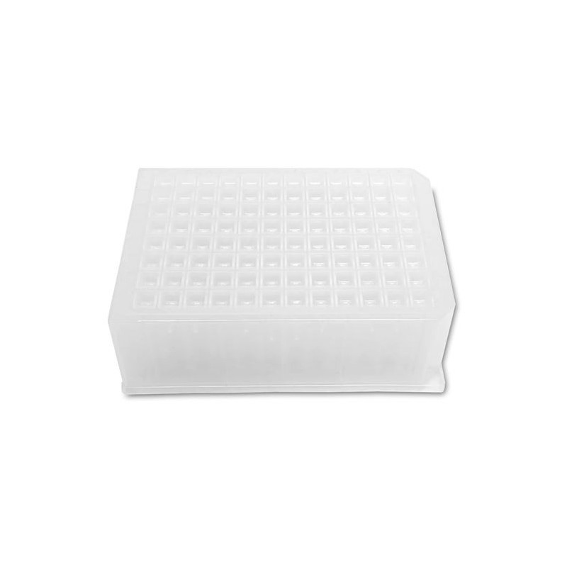 Piastra 96 pozzetti pre-riempita con biglie 4mm per BeadBlaster 96