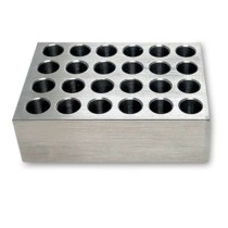 Adattatore per 48 vials in PC o PE da 4ml in alluminio