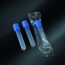 prueba de tubos cilíndricos en el PP de 5 ml, con tapón de rosca en PP 12x75 mm estéril