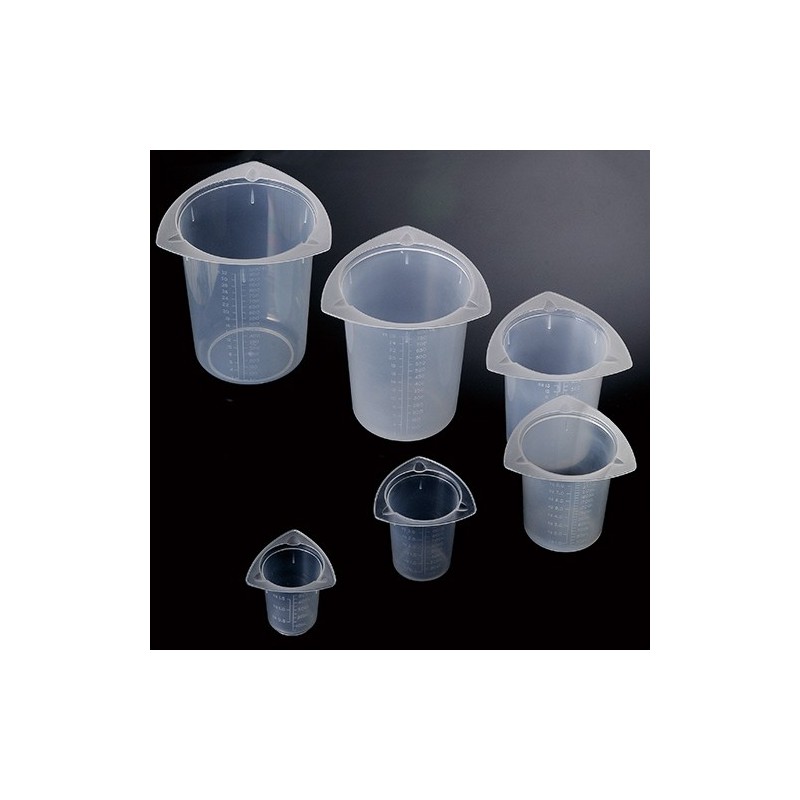 Beaker a 3 becchi 50ml PP monouso - 1pz