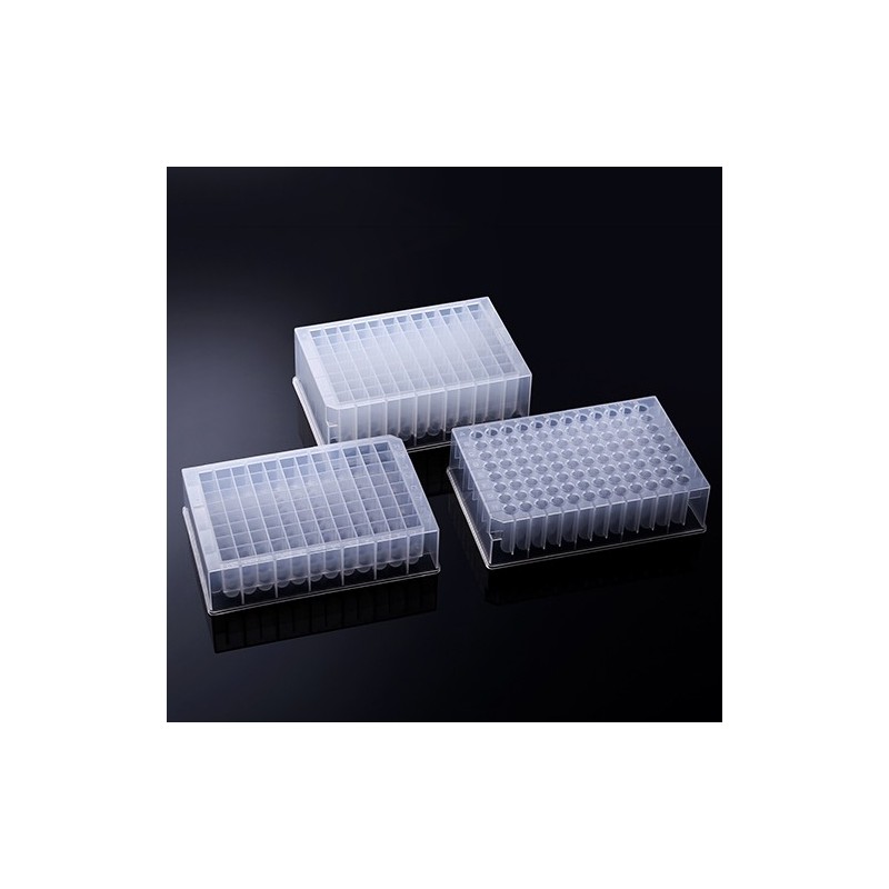 Piastre Deep Well 96 pozzetti quadri 1.6ml neutre - 96pz