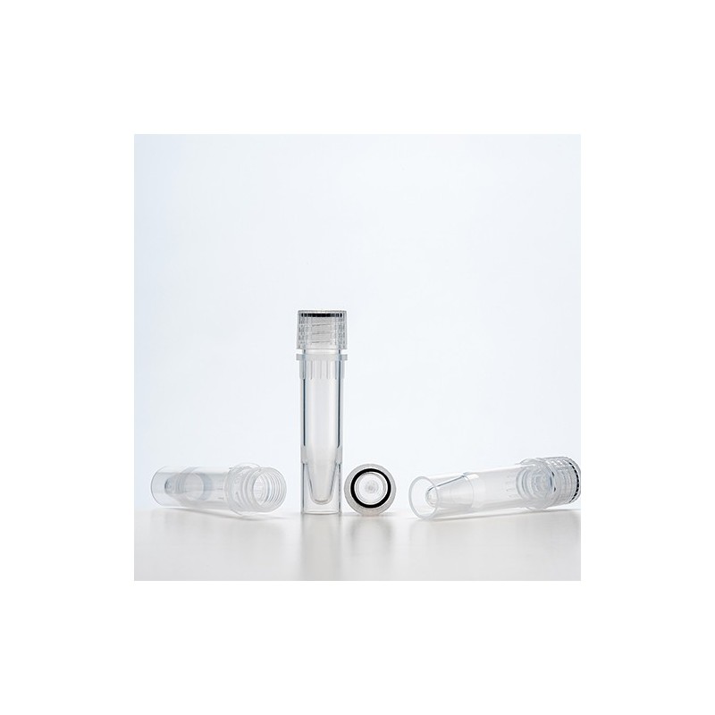 Microtubi 1.5ml tappo a vite Self-Standing Neutri in PP - 500pz