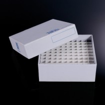 Box cartone bianco a 100 posti 130x130mm - h8cm da -196C a 121C - 1pz