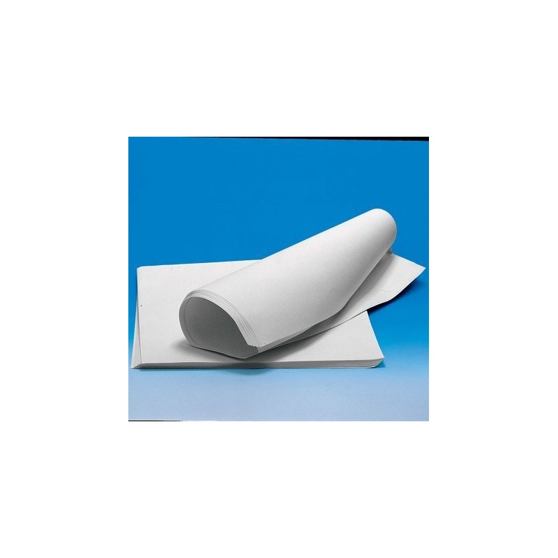 Carta da filtro cm. 50x50. Conf. 500 pezzi 