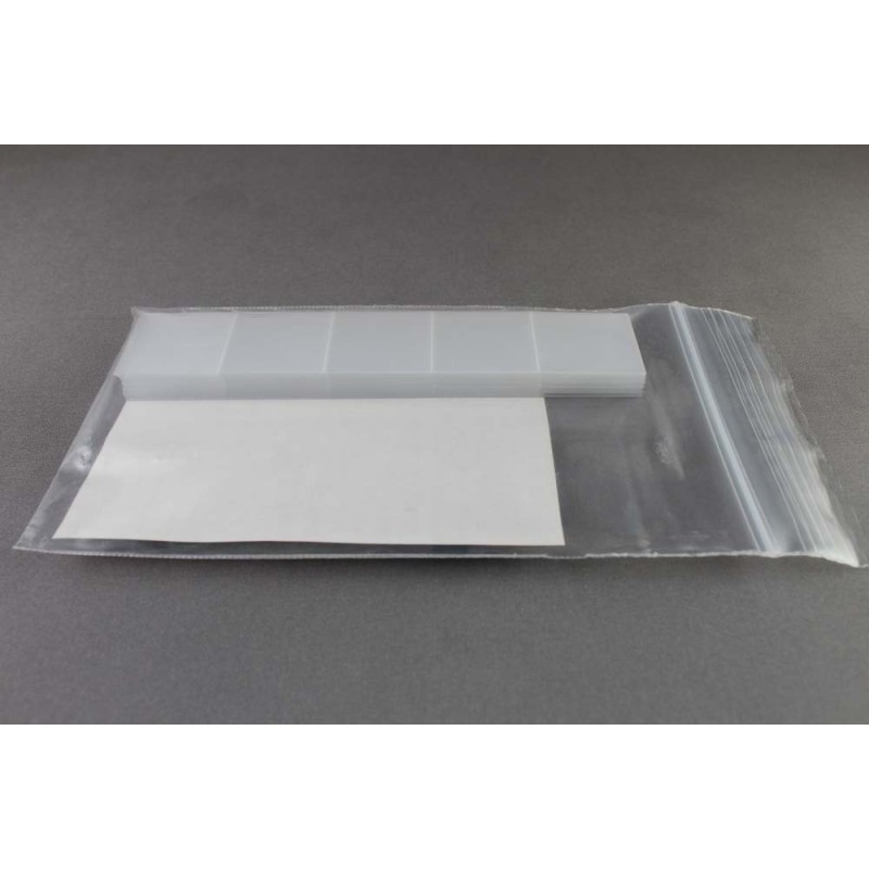 22 mm x  0.22 mm OptiClear Plastic Square Cover Slides - 100/pk