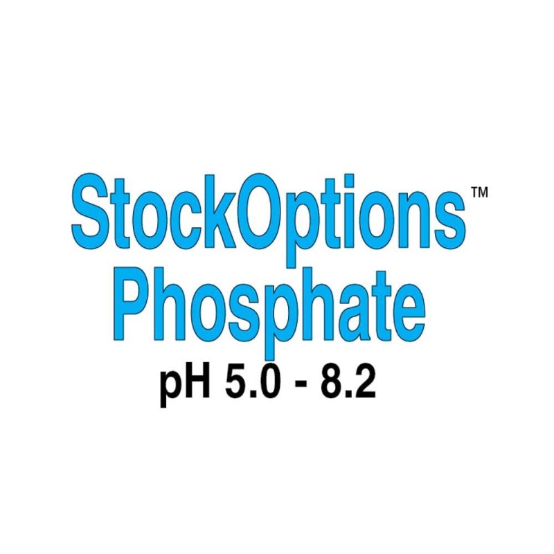StockOptions Phosphate - pH 5.0 to 8.2 in 0.2 pH unit increments - 10 ml