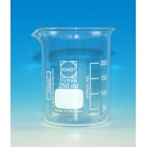 Beaker in vetro DURAN graduato, forma bassa DIN 12331