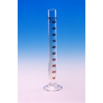 Cilindro a forma allungata  in AR-/soda glass, base circolare