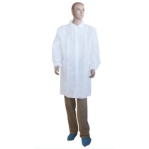 copy of Camice visitatore idrorepellente con polsino in maglina azzurro