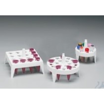 Rack nalgene galleggiante 16 posti quadrato per microtubi da 1.0 a 2.0ml.