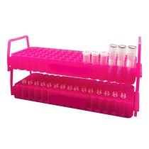 copy of Rack 4 lati per provette e microtubi di varie misure da 0.5 a 50ml. Neutro