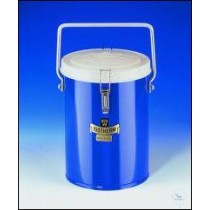 Dewar 2 lt 27 B int vetro 3.3 / ferro zincato con coperchio e maniglia