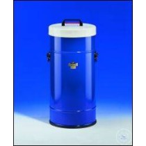 Dewar 14 lt 32 C int vetro 3.3 / ferro zincato con coperchio e maniglia