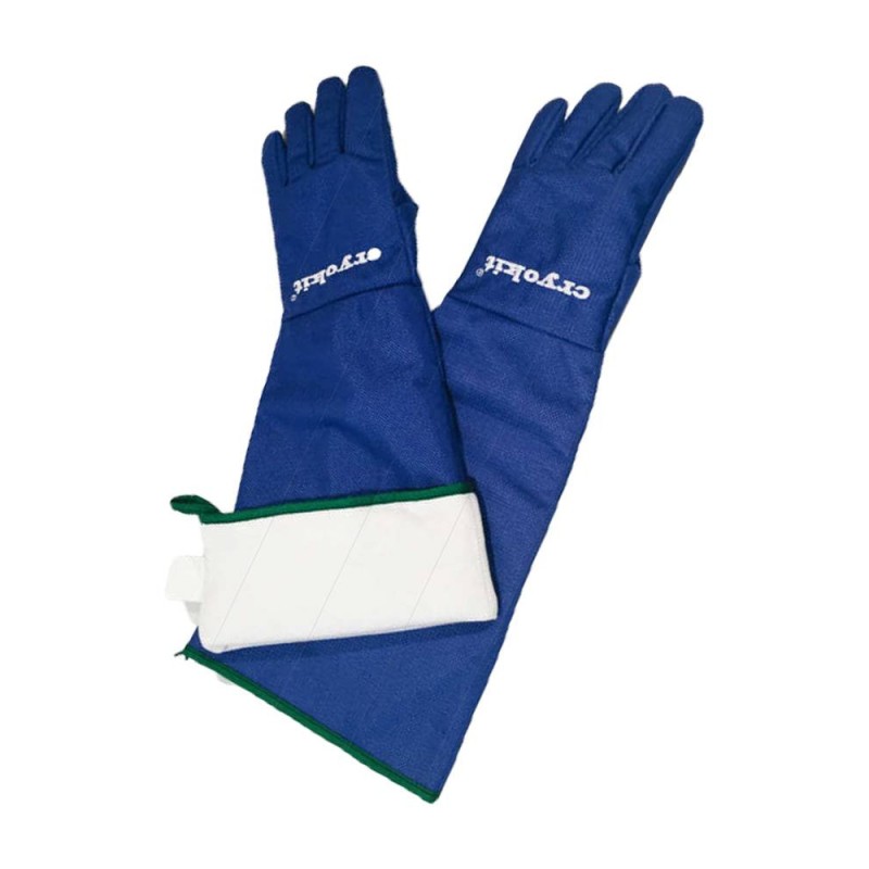 Guanti criogenia Cryoplus-2.1 per azoto liquido 38cm - chiusura velcro Guanti criogenia Cryoplus-2.1 per azoto liquido 38cm - chiusura velcro