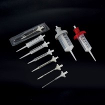 adattatore per dispenser tips stepper 25 ml, colore rosso