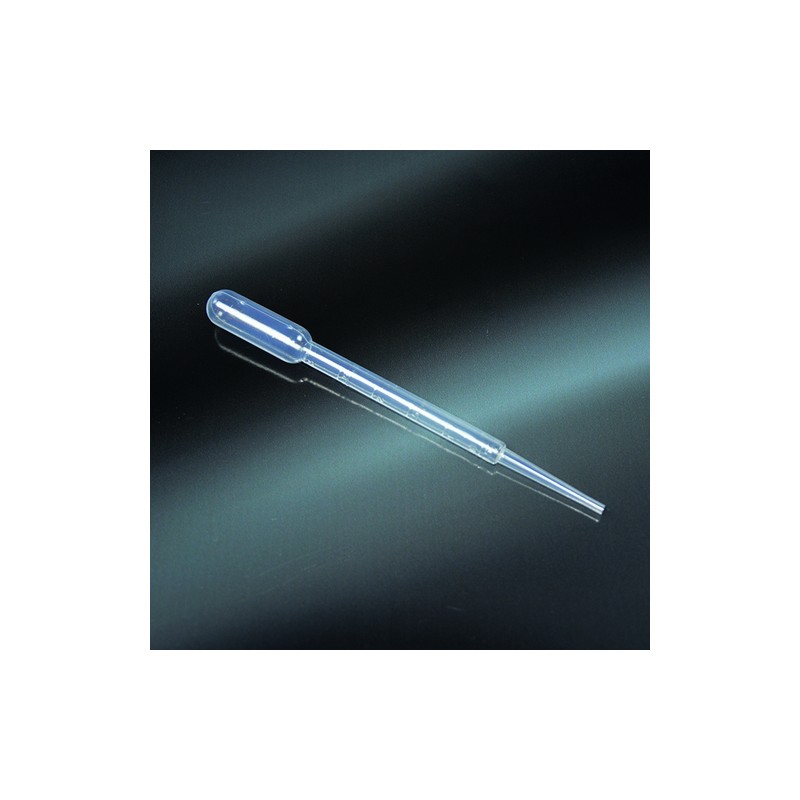 Pipette Pasteur graduate 3ml. Sterile in buste bulk da 5