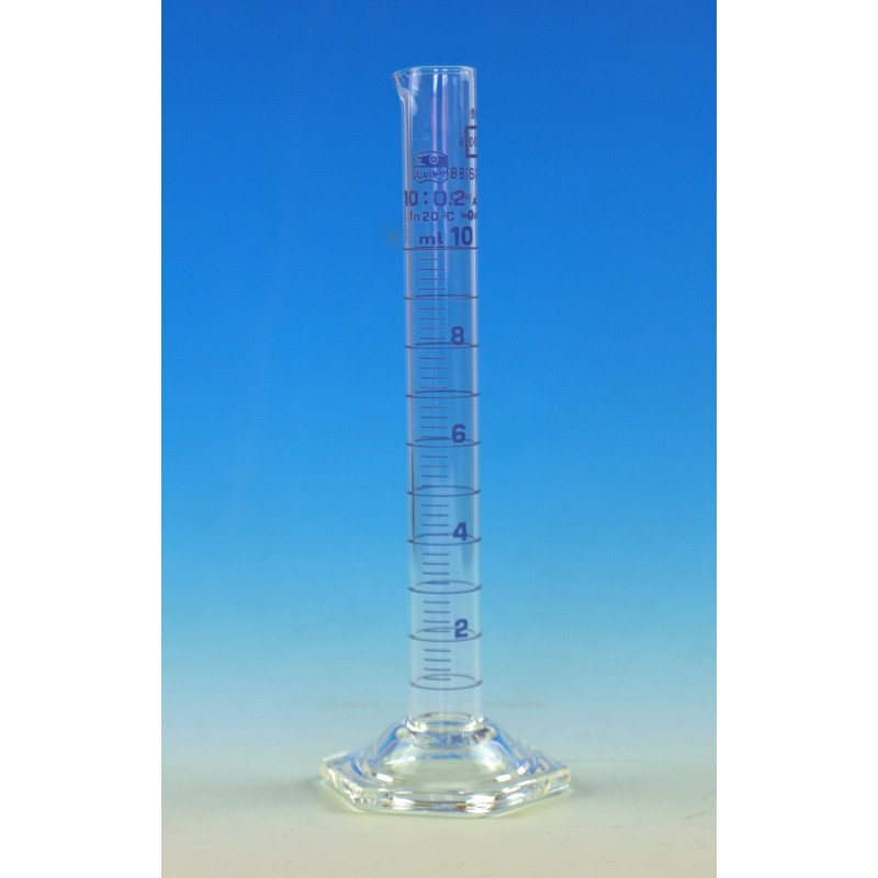 Cilindro tipo standard a forma allungata in DURAN/ vetro borosilicato 3.3