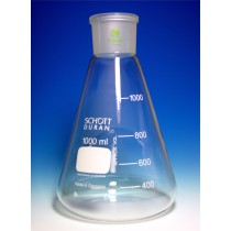 Beuta in DURAN/ vetro borosilicato 3.3 graduata senza tappo