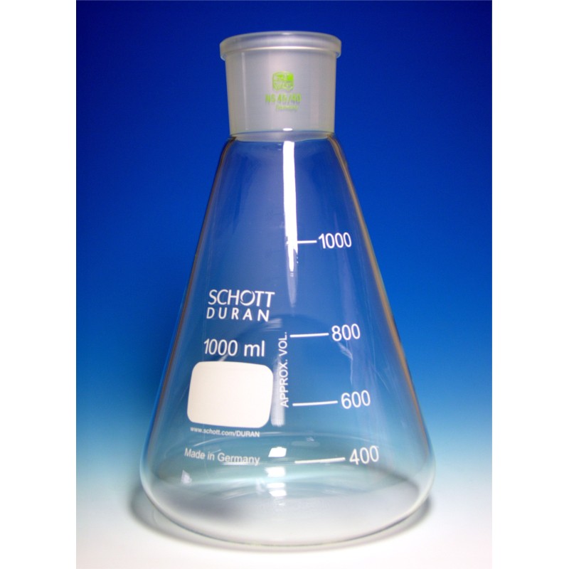 Beuta in DURAN/ vetro borosilicato 3.3 graduata senza tappo