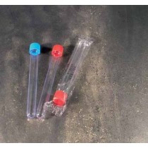 Prueba de tubos cilíndricos t/tornillo de 20 ml en PS 16x150mm
