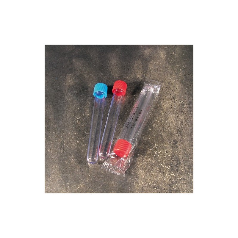 Test tubes cylindrical t/screw-20ml in PS 16x150mm