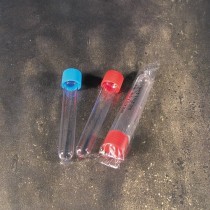 Prueba de tubos cilíndricos t/tornillo de 20 ml en PS 16x150mm