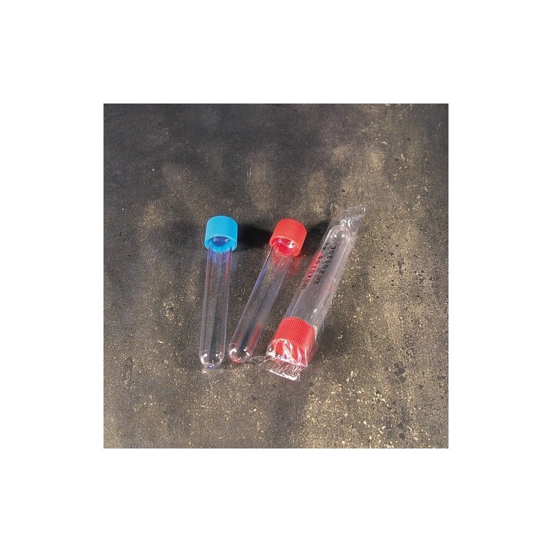 Test tubes cylindrical t/screw-20ml in PS 16x150mm