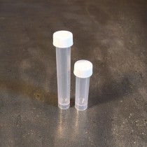 Prueba de tubos cilíndricos t/tornillo de 20 ml en PS 16x150mm