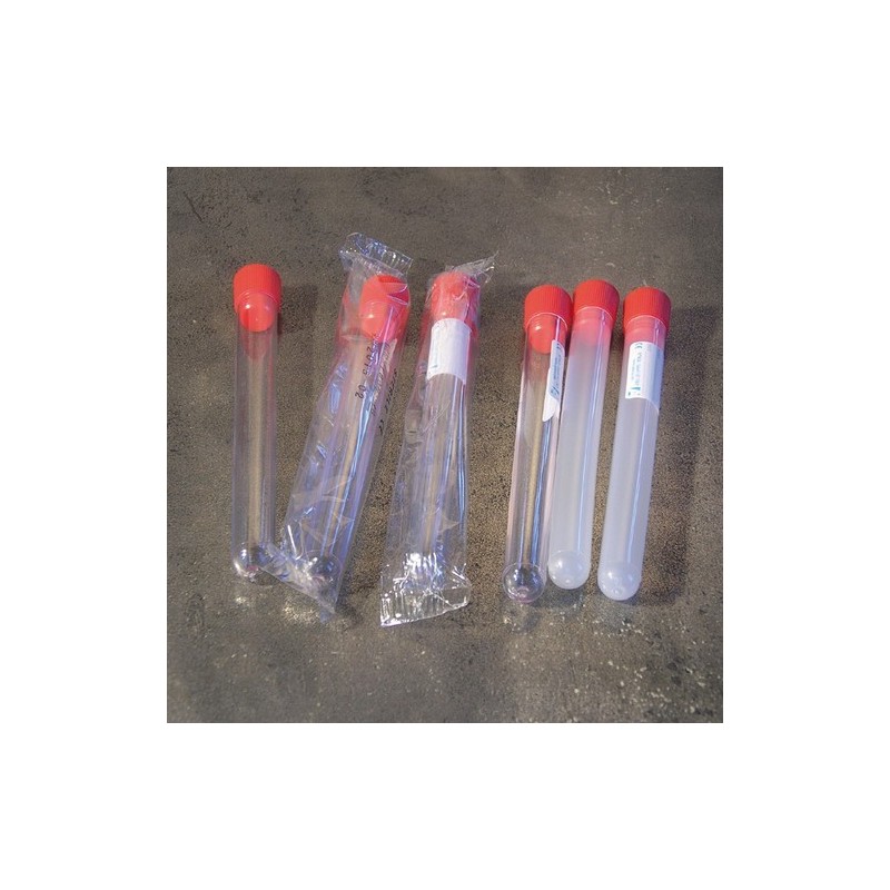 Test tubes cylindrical t/screw-20ml in PS 16x150mm