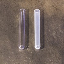 Prueba de tubos cilíndricos t/tornillo de 20 ml en PS 16x150mm