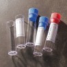 Prueba de tubos cilíndricos f plana/5ml en PS posgrado 16x60mm
