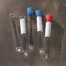 Prueba de tubos cilíndricos t/tornillo de 20 ml en PS 16x150mm