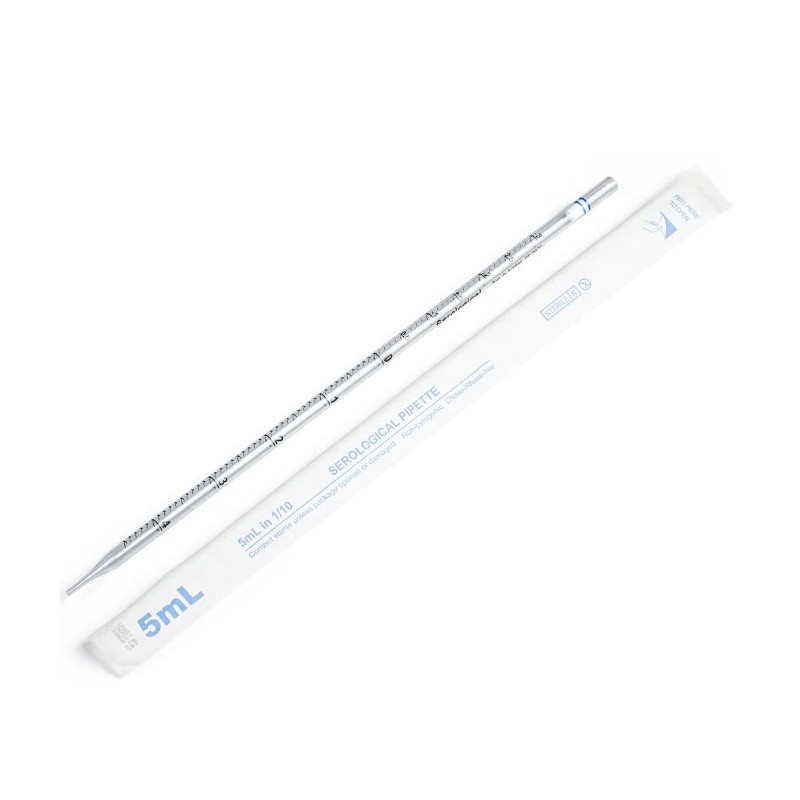 Pipette sierologiche 5ml Actares® pre-sterili blu