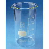 Beuta in DURAN/ vetro borosilicato 3.3 graduata senza tappo