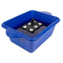 Rack galleggiante in schiuma 6 posti Ø20mm - Nero