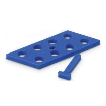 Rack galleggiante in schiuma 8 posti - Blu