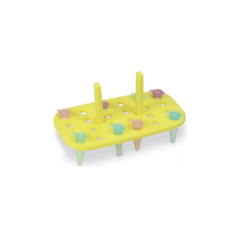 Rack galleggiante in schiuma 24 posti - Giallo